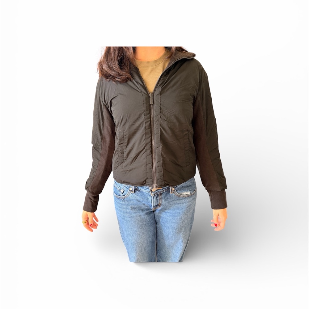Lululemon athletica reversible black Bomber Jacket
